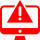 Red Transparent Risk Registry Application Icon