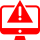 Red Transparent Risk Registry Application Icon